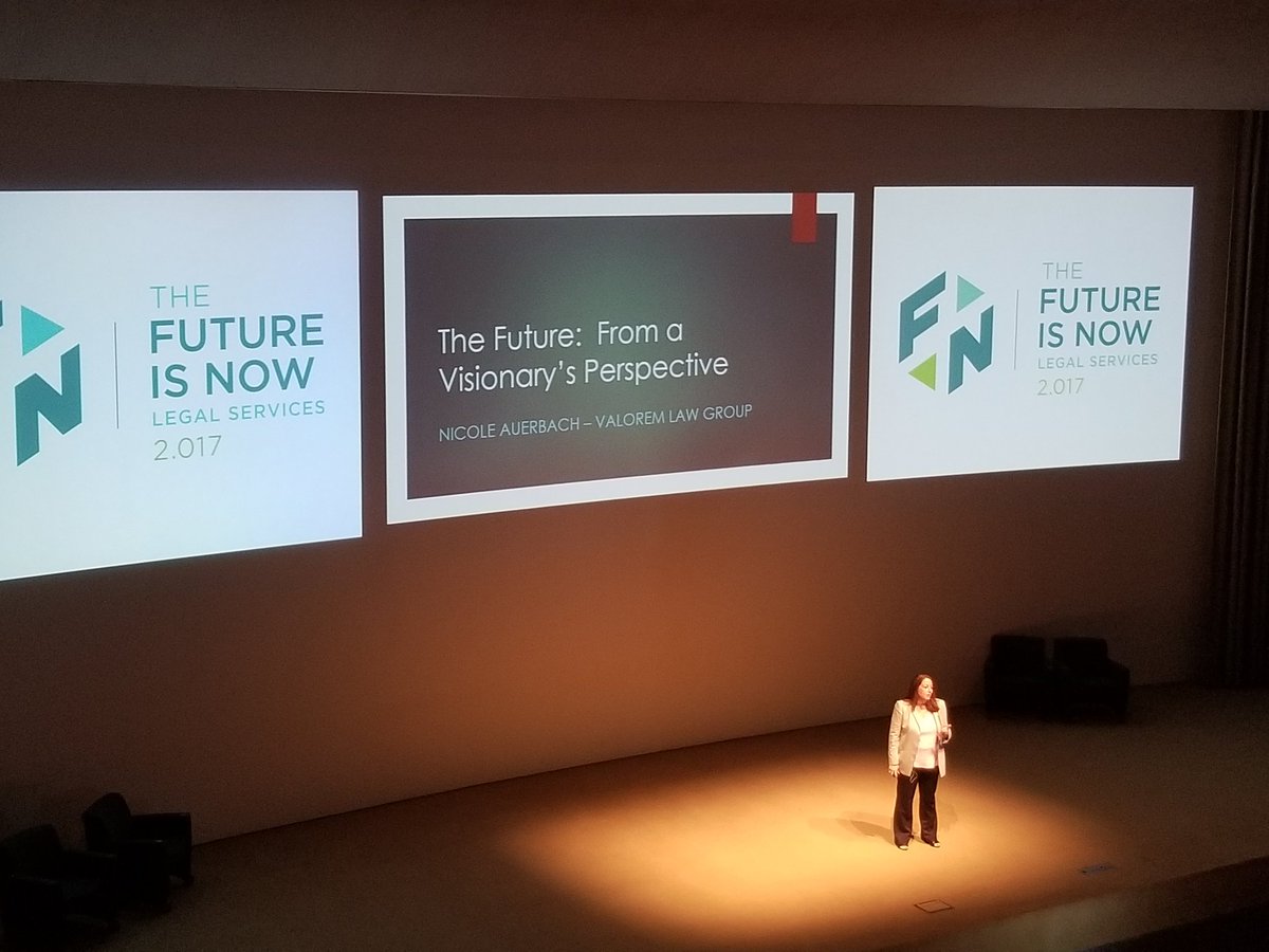 DennisCGarcia's tweet photo. Legal industry visionary @ValoremNic speaks about #AFAs #AlternativeFeeArrangements at #TheFutureIsNow Conf in #Chicago https://t.co/rCS4CzcJkZ