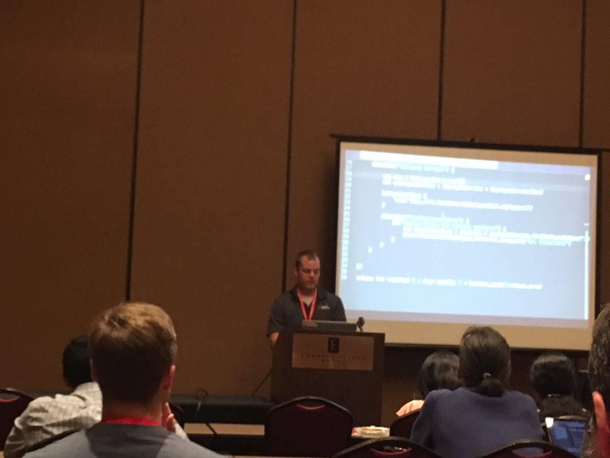 sheetsj's tweet image. .@JakePartusch from @objectpartners with a Spek - Spock - JUnit5 showdown! #NebrCode
