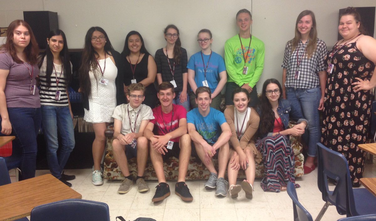 MrStrzechowski's tweet photo. Congratulations to an outstanding group of AP Lit students, who today bid a fond adieu to Senior year! #ArgonautsRock https://t.co/KnZqWuUbVj