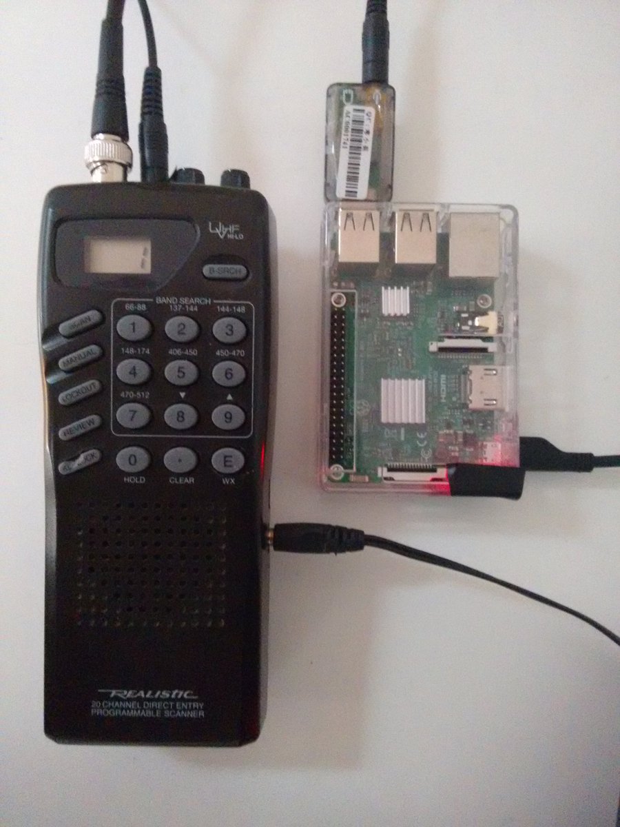 DK9JC's tweet photo. My SAT iGate is QRV since yesterday. #Raspi3 and old Radio Scanner on 145,825 MHz. Monitoring #ISS #ARISS #PSAT #PCSAT #Direwolf DK9JC-10 https://t.co/oGhQ4psw6w