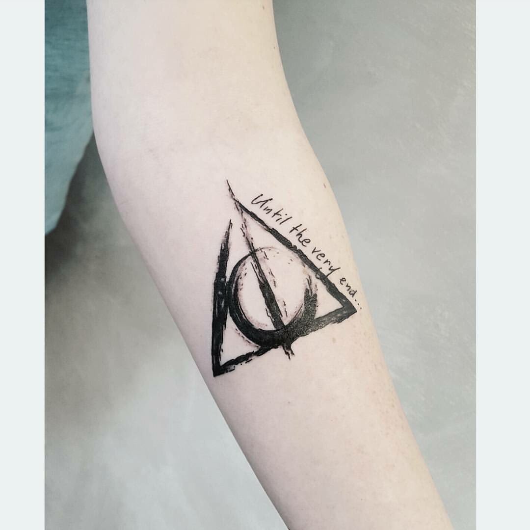 Federica Loreti בטוויטר Harrypotter Tattoo Finalmente Sottopelle Jkrowling Deathlyhallows Donidellamorte Voodooink Chieri