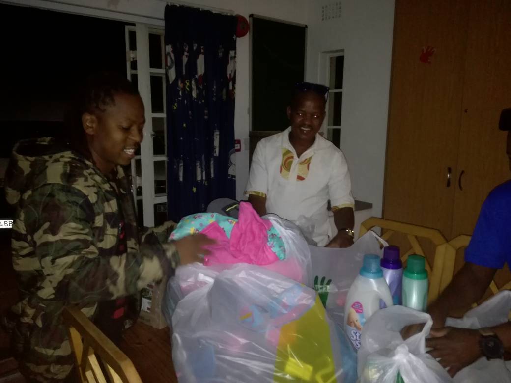 People were asking me how I spent my birthday,this is how I spend it ,i went to CHILDLINE to give more clothers for winter