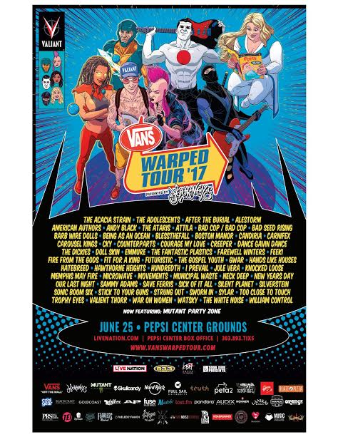 PartyGuruUS's tweet photo. 🚨 #NEWFESTIVALALERT Announcing the @journeys @VansWarpedTour Denver '17 June 25th at The Pepsi Center! Get tickets https://t.co/Y9HWidoir3 🚨 https://t.co/z3sGVGMWXS