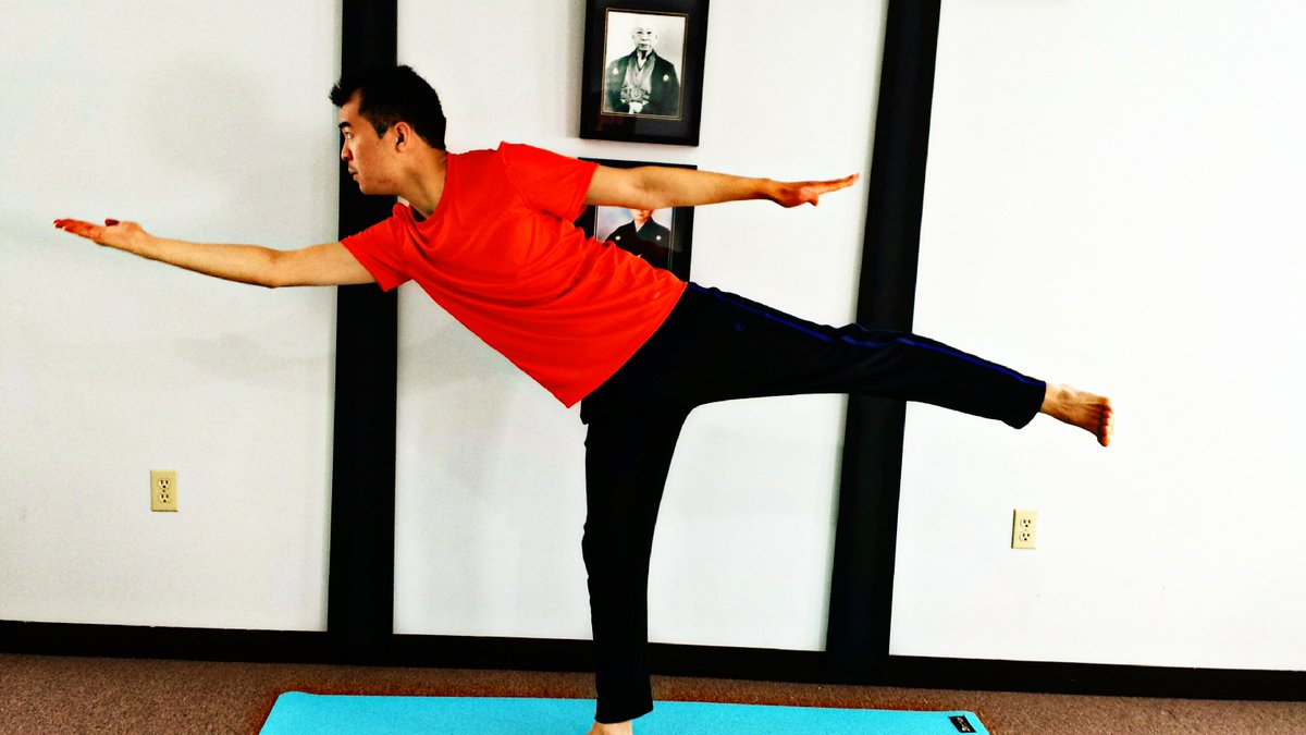 AndrewLeeYoga's tweet photo. Yoga & Life both require balance. Stay grounded. #AndrewLeeYoga #yoga #MartialArts #Budokon #BudokonYoga #fitness #wellness #FlyingWarrior https://t.co/vm2w40Rocv