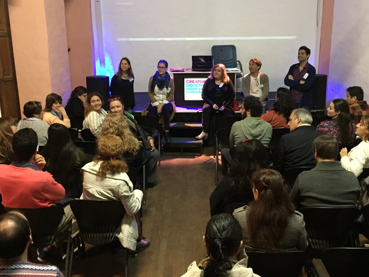 fmovistararg's tweet photo. Comenzó el #Creaton Didáctico Federal en #Córdoba junto a @Chequeado @wikimedia_ar y @pent_flacso #educacion #docentes #tecnologia https://t.co/XB8mHBfNCh