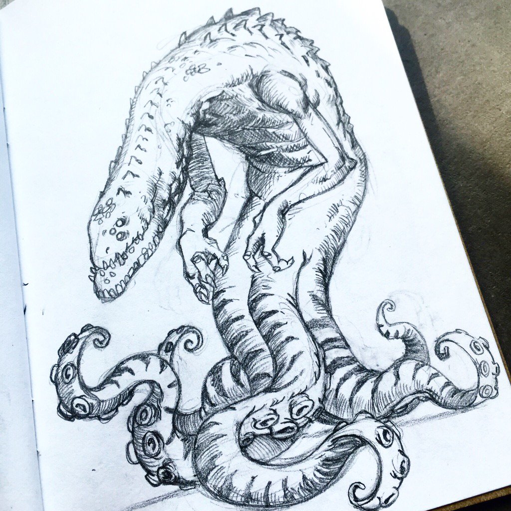 Cabaroc's tweet photo. 32e et dernière créatures de #32Creatures Je vais bientôt reprendre une activité normale https://t.co/BvaTAC6jDe https://t.co/LK8XnAiE33
