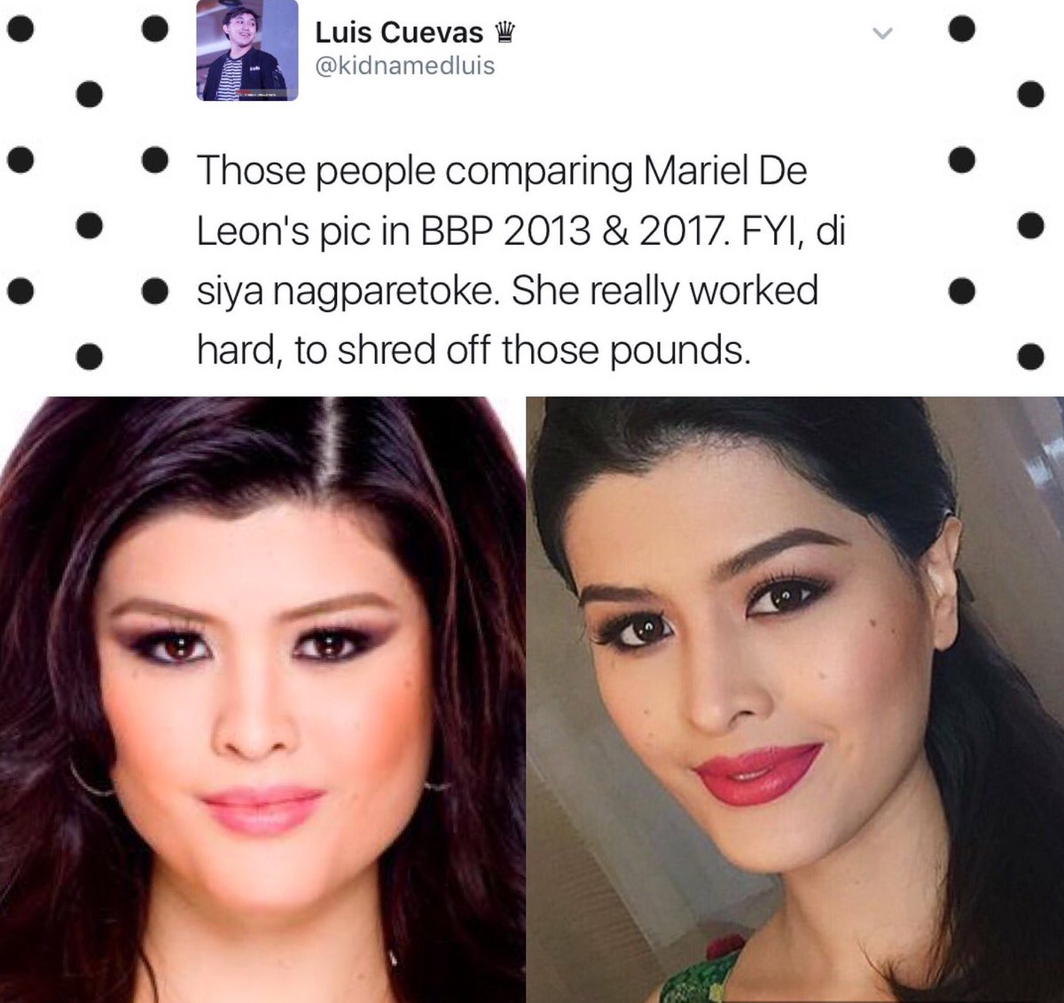 DethroneDeLeon's tweet photo. Sa may malalaking panga dyan, mag gym lang kayo kasi nakakaliit ng panga yun! wehehe 😝

#RetokeQueen
#MarielDeLeon
#DethroneDeLeon https://t.co/NHMV5qe0Kx