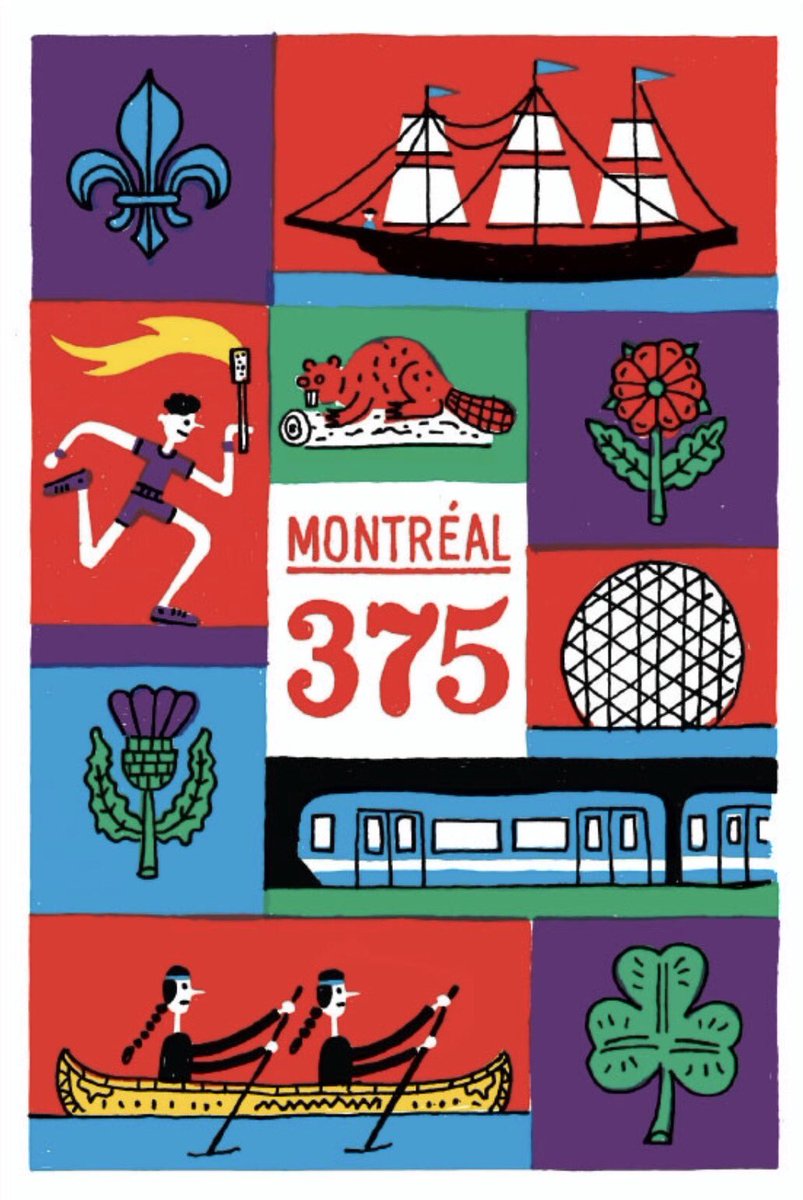 PaperoleMtl's tweet photo. Bonne fête Montréal !! Illustration #benoittardif #stationery @DesignMontreal @MeetMontreal @MTL_Ville #375mtl https://t.co/8absxLlZec
