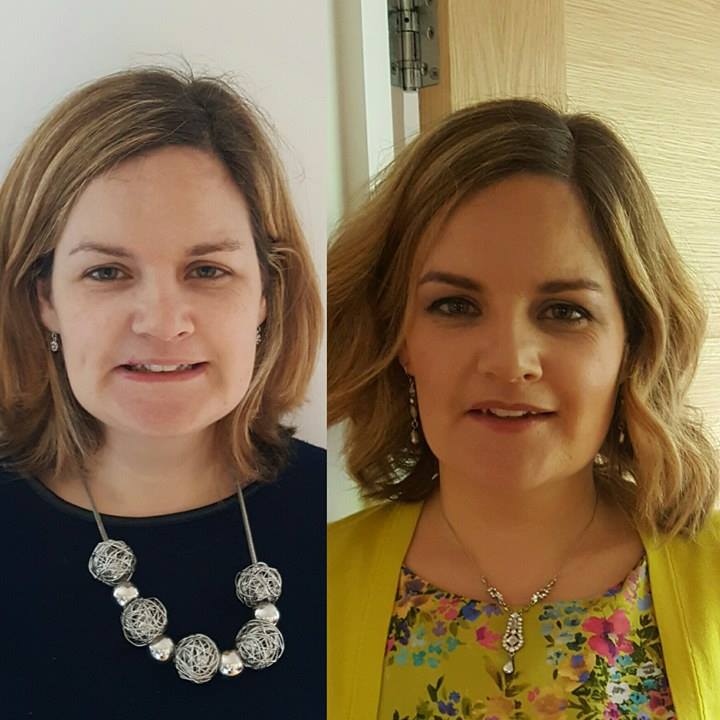 MWMgment's tweet image. Another before and after of a happy new client. Always one to shy away from make up, Margaret loved this classic but modern look.