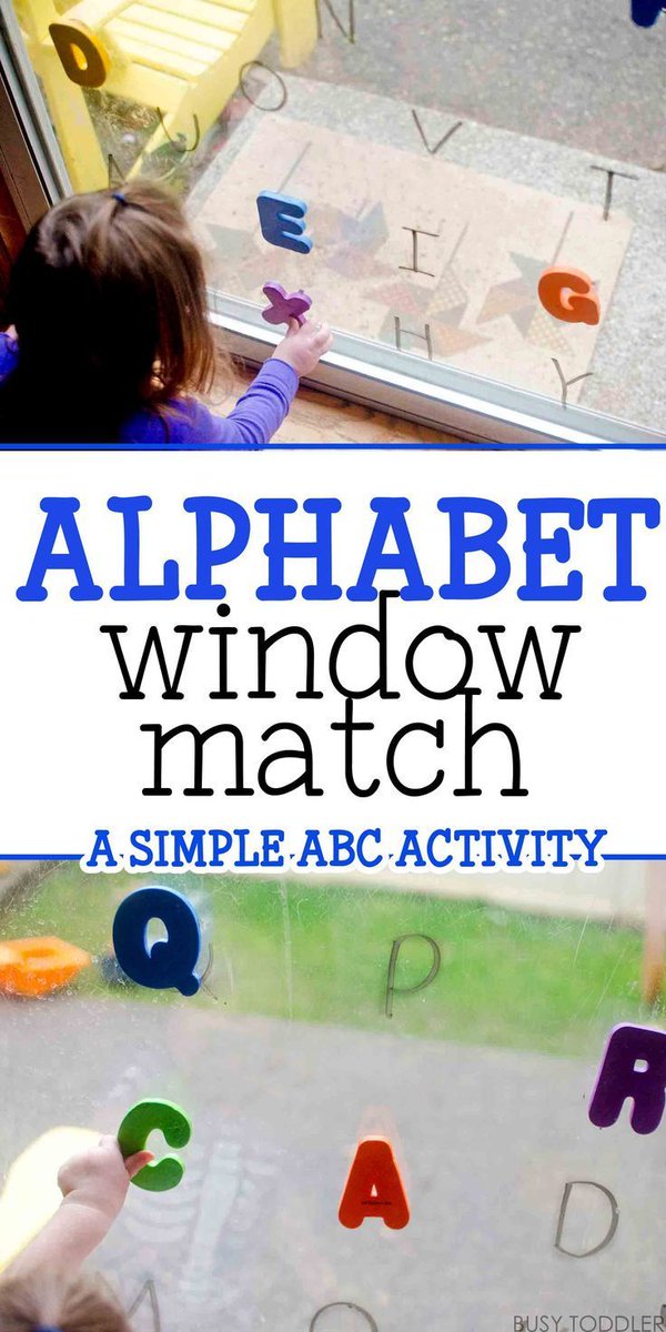 LifeOverCs's tweet photo. Alphabet Window Match - what a simple ABC activity! https://t.co/HBHIiobtmv #abc #handsonlearning #easyactivity #learningthroughplay #kbn https://t.co/0520wiMrC2