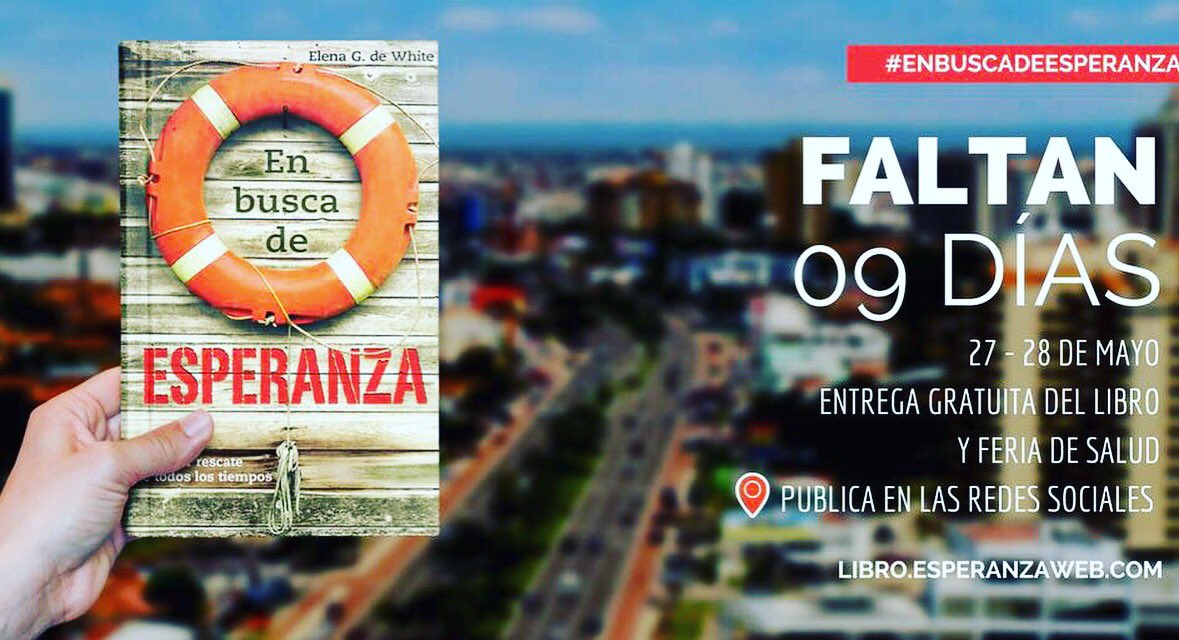 #EnBuscadeEsperanza #VivaConEsperanza <a href="/adventistasEC/">Adventistas Ecuador</a> <a href="/AdventistasMEN/">AdventistasEC MEN</a> <a href="/prgiovanny/">giovanny</a> @