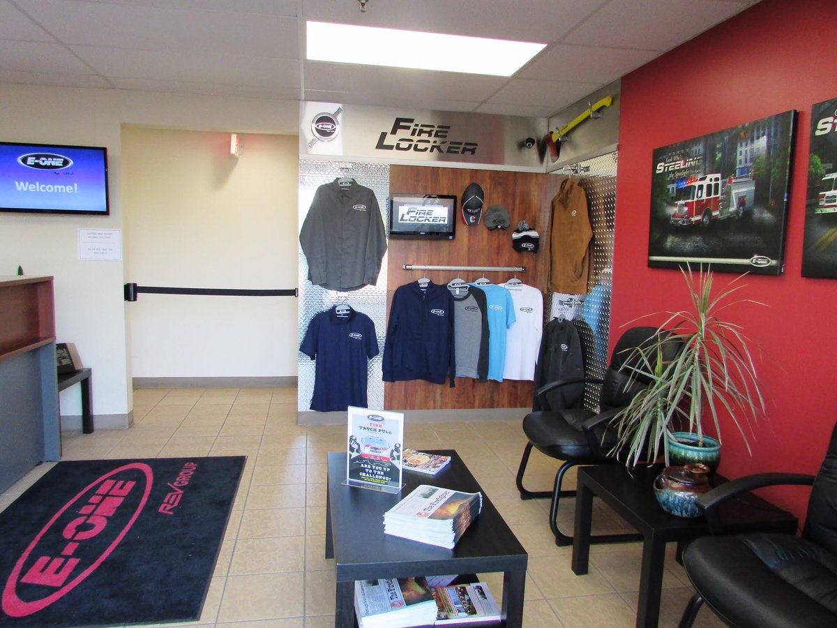 Quick pic from Hamburg's #EONE #FireLocker store on Camp Rd. Can't make the drive? The online store is always open tinyurl.com/n7cze2j