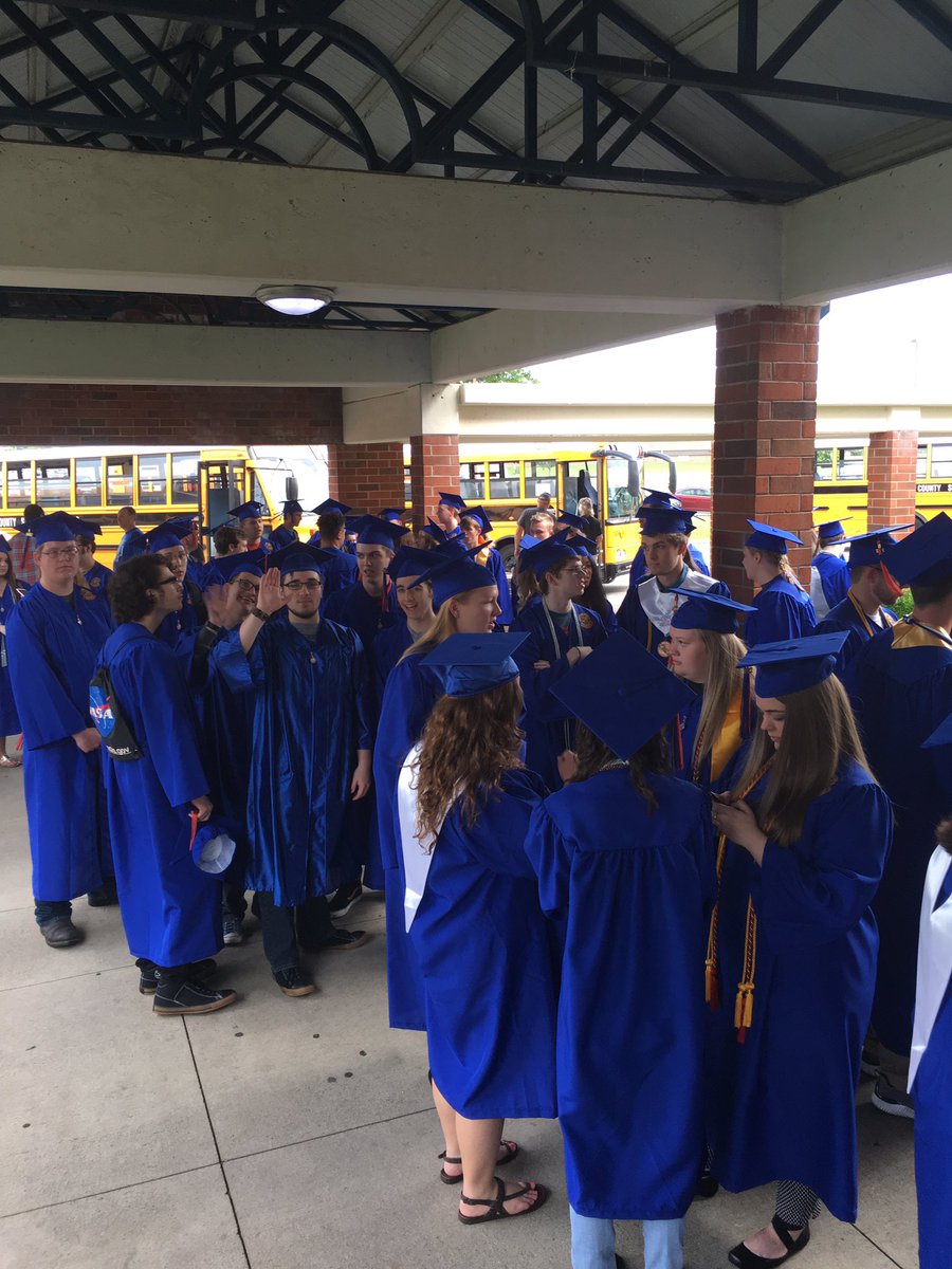 Senior walk at SMS