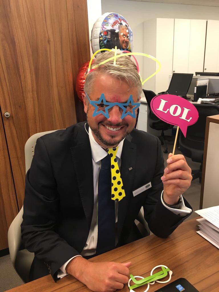 MMGLandRover's tweet photo. Happy Birthday to You. Happy Birthday to You. Happy Birthday Dear Graham (@MMGLandRover Oxford). Happy Birthday to You! 🍾🎈🎁 #marshallmoments https://t.co/inOci4LMUX