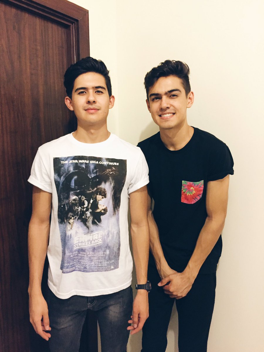 PerkinsTwins's tweet photo. New haircuts - thanks Hairshaft Podium! ☺️ #Fredified https://t.co/4mS2Lz2nnE