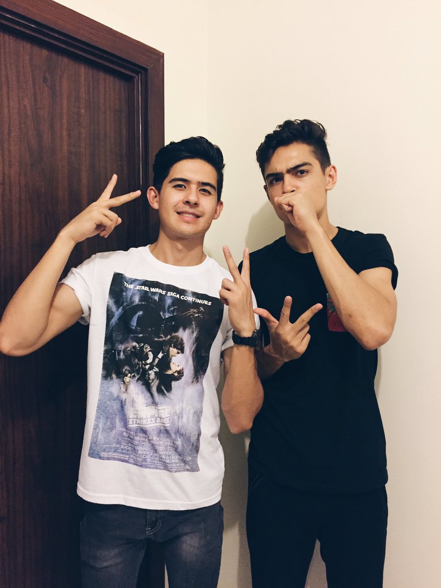 PerkinsTwins's tweet photo. New haircuts - thanks Hairshaft Podium! ☺️ #Fredified https://t.co/4mS2Lz2nnE