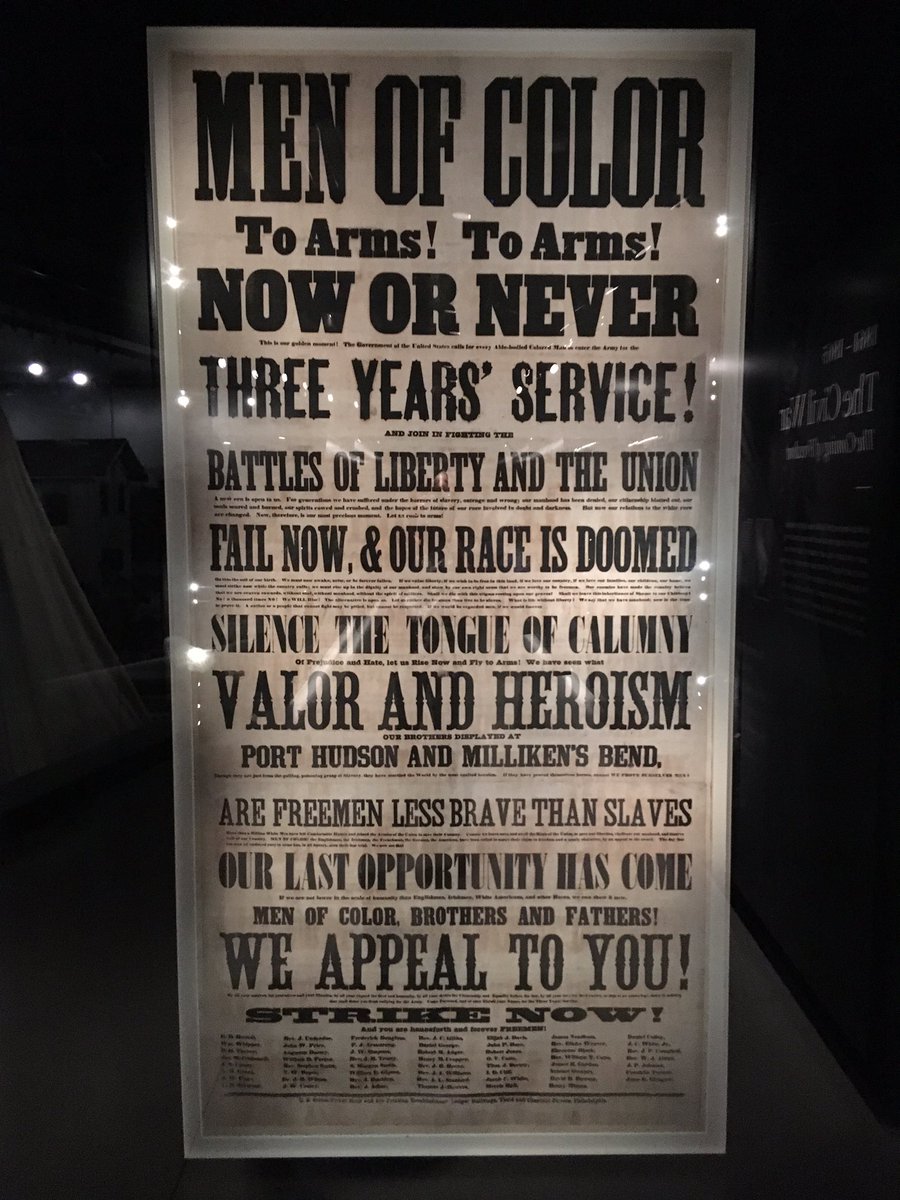AlyssaColeLit's tweet photo. #InternationalMuseumDay!! I loved everything at @NMAAHC, although obviously the Civil War section was especially ❤❤ for me. #APeoplesJourney https://t.co/c2btvXiUvp