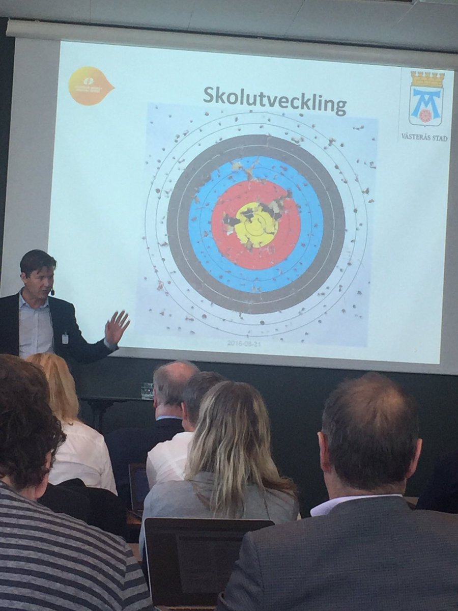 #HbgSkola Professor Andreas Ryve illustrerar alla skolutvecklingsprojekt som finns med denna bild😄 var är riktningen? Hur hänger dessa ihop?