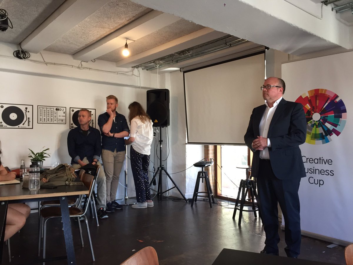 TimUstrup's tweet image. My first time at @foundershouse. Excited to be part of the #CreativeBusinessCup @cbc_cup