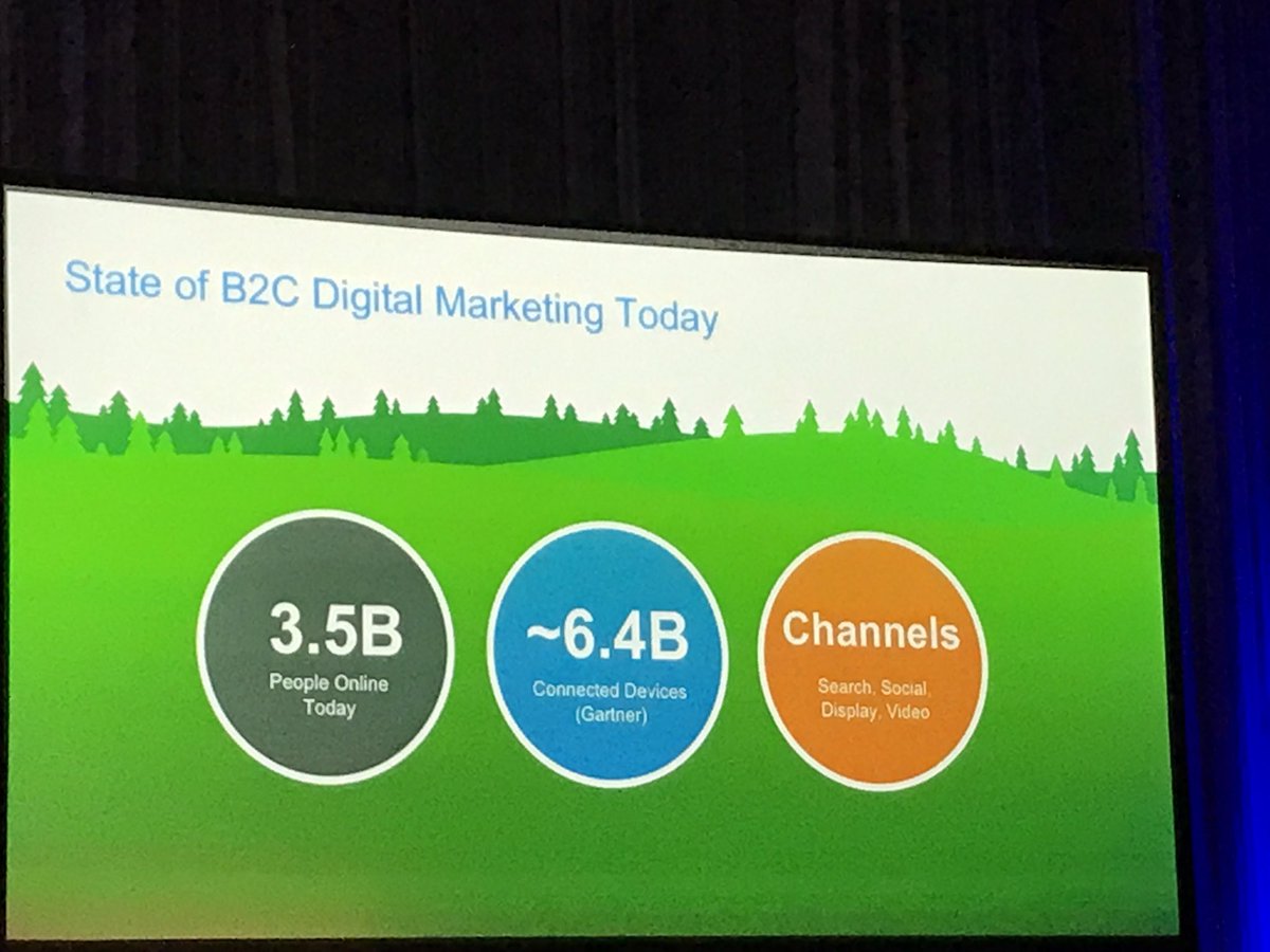 HollieLRussell1's tweet photo. 'Digital Advertising is a £12B industry in the U.K. in 2017' great insights today at #salesforceworldtour #marketing https://t.co/7GFCRCUlBu