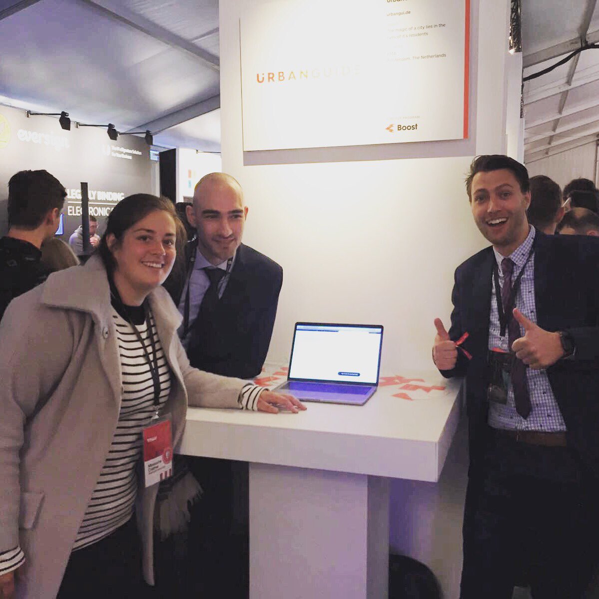 Onze eerste signups zijn een feit! Thanks <a href="/startupinres/">Startup in Residence Amsterdam</a> &amp; <a href="/Startup_Adam/">StartupAmsterdam</a> #tnw17