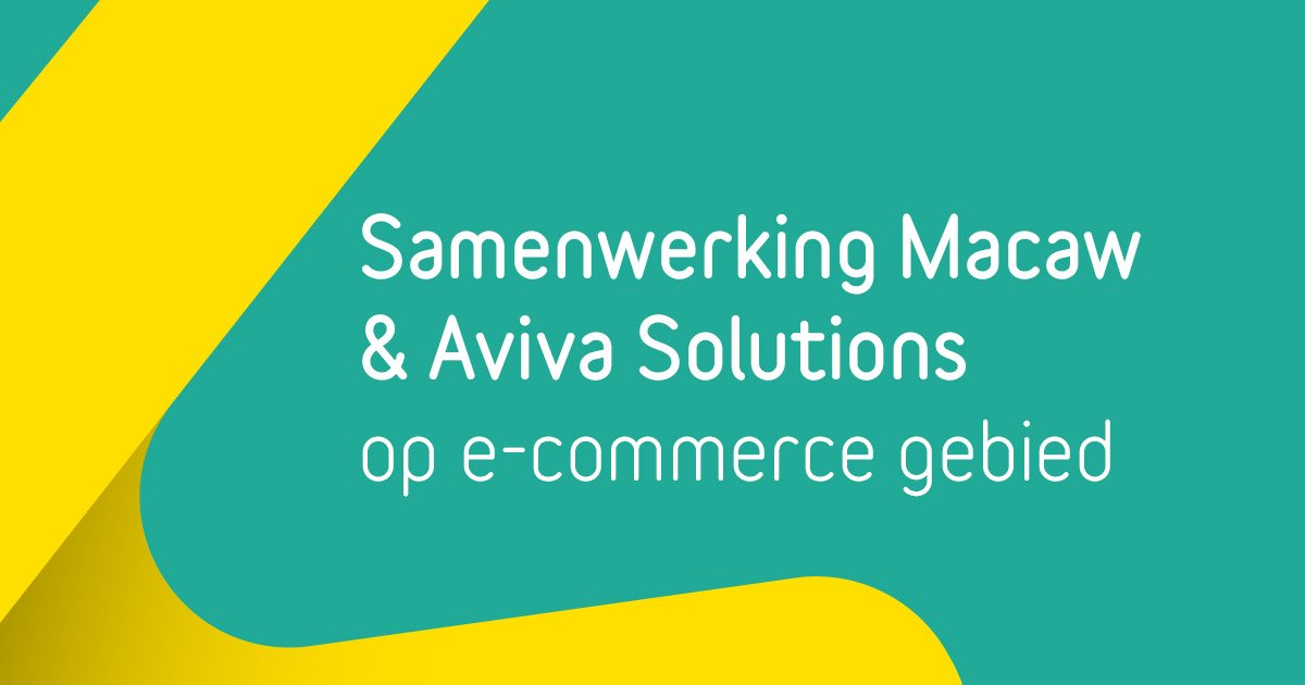 AvivaSolutions's tweet image. Aviva Solutions en @MacawNL gaan samenwerken op #ecommerce gebied #SitecoreExperiencePlatform #SitecoreCommerce bit.ly/2qVveOR