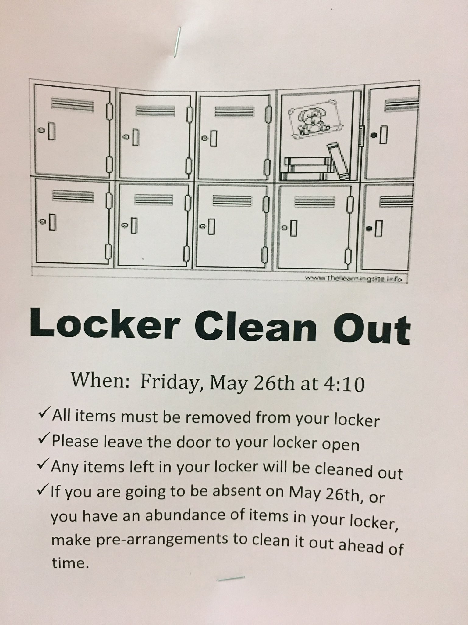 Locker Clean Out Checklist How To Clean And Upgrade Your Locker! : 5