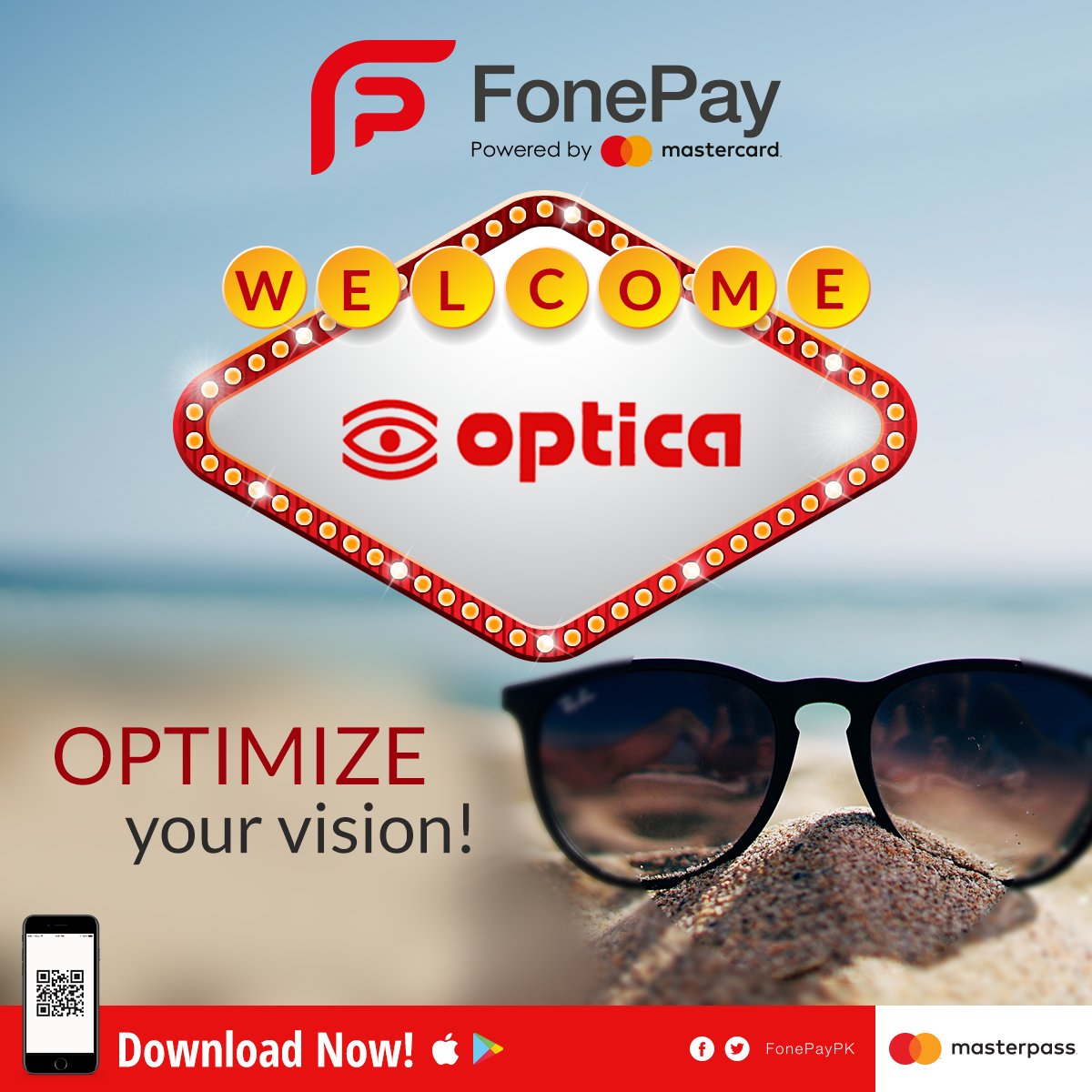 FonepayPk's tweet photo. The future of eye care is here!
#iamfonepay #inov8 #MobilePayments #Pakistan #DigitalPayments #Masterpass #Mastercard #Optica https://t.co/WD9QlAqgHi