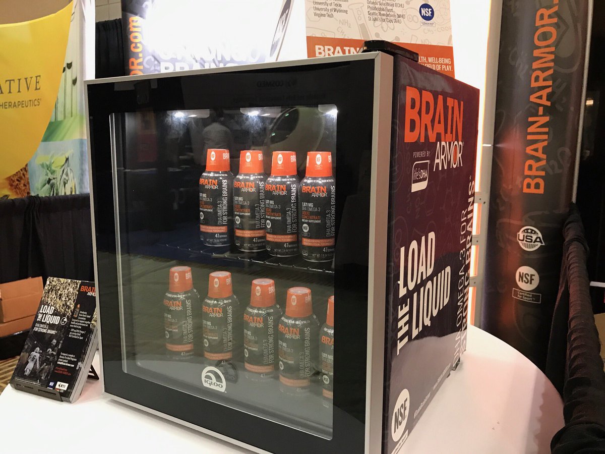 Brain_Armor's tweet photo. Day 2 #CPSDA2017 Booth 31. Sample our new Brain Armor Liquid Concentrate 1,871 mg of #DHA #Omega3 per serving #LoadTheLiquid https://t.co/kCTv4tFcVV
