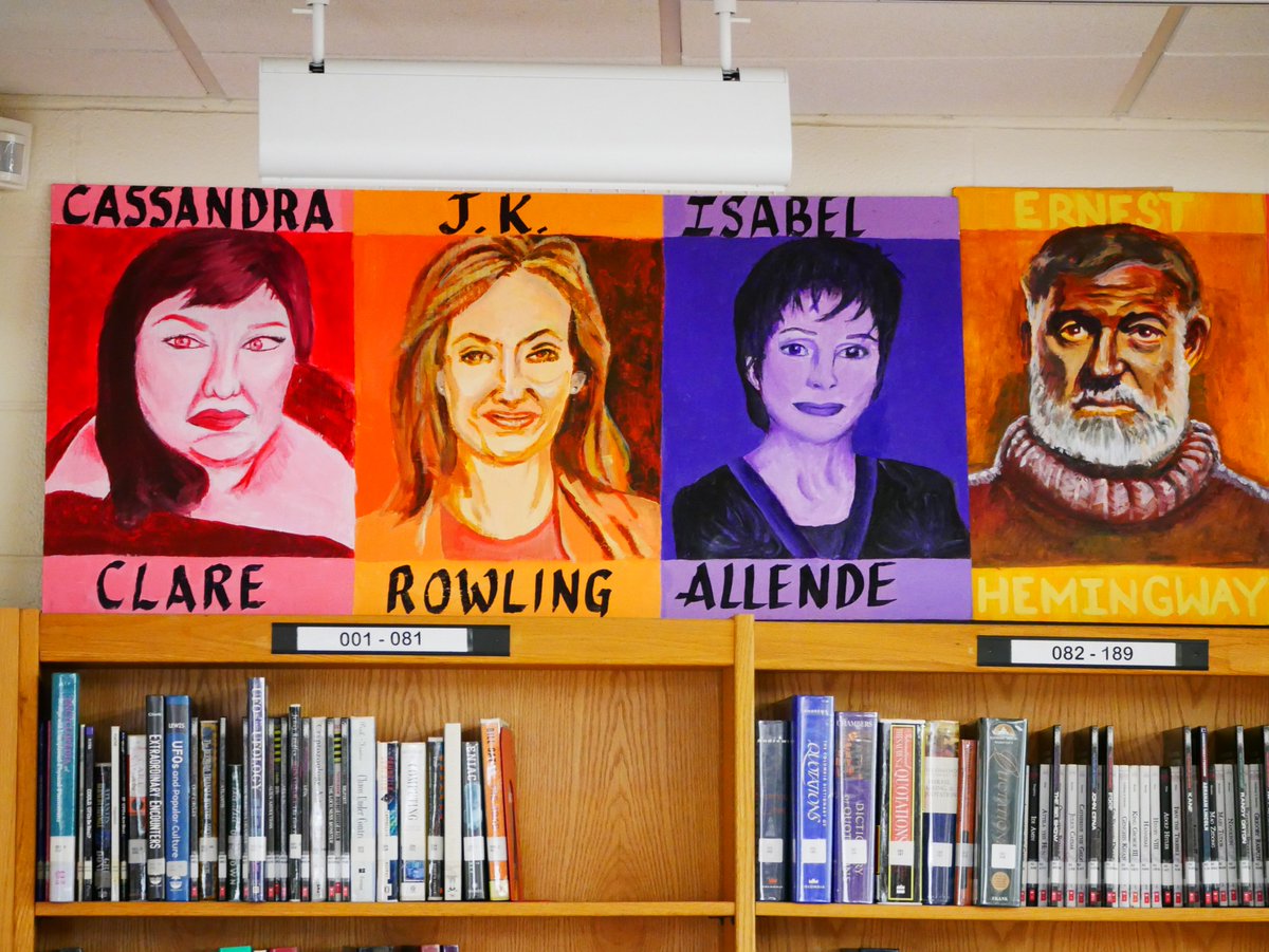 Our students are so talented! Here's some of the artwork created by Central students currently on display at the <a href="/SpringfieldCHS/">Central High School</a> library.