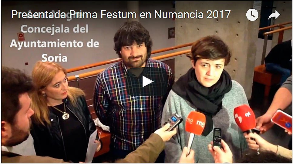 soriaymasNews's tweet photo. https://t.co/qhDEiOKQTn - Video de #PrimaFestum en #Numancia2017 - @Ayto_Soria  - @ACTierraquemada - #eligeSoria https://t.co/qXpnCV52e4