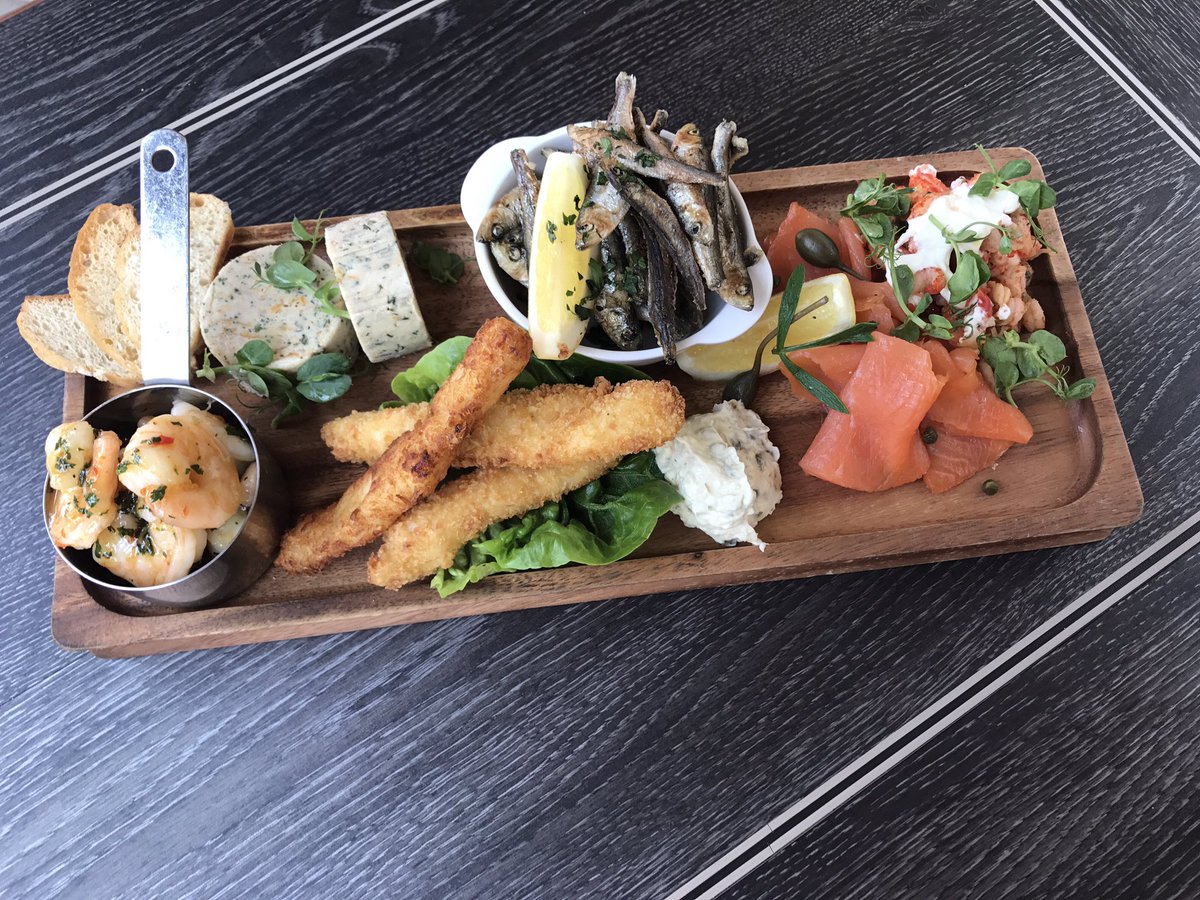 Having a very #foodie day <a href="/Theoaksmere/">The Oaksmere</a> - new #restaurant launching soon #press #photography #fish #platter @visitsuffolk #Diss