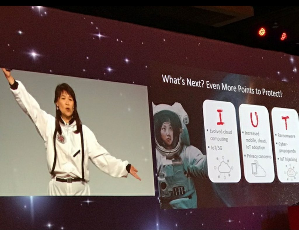 trendaisecurity's tweet photo. Our CEO shared her vision for cybersecurity at our customer event. #Trendsider https://t.co/ZmizO1LcG8