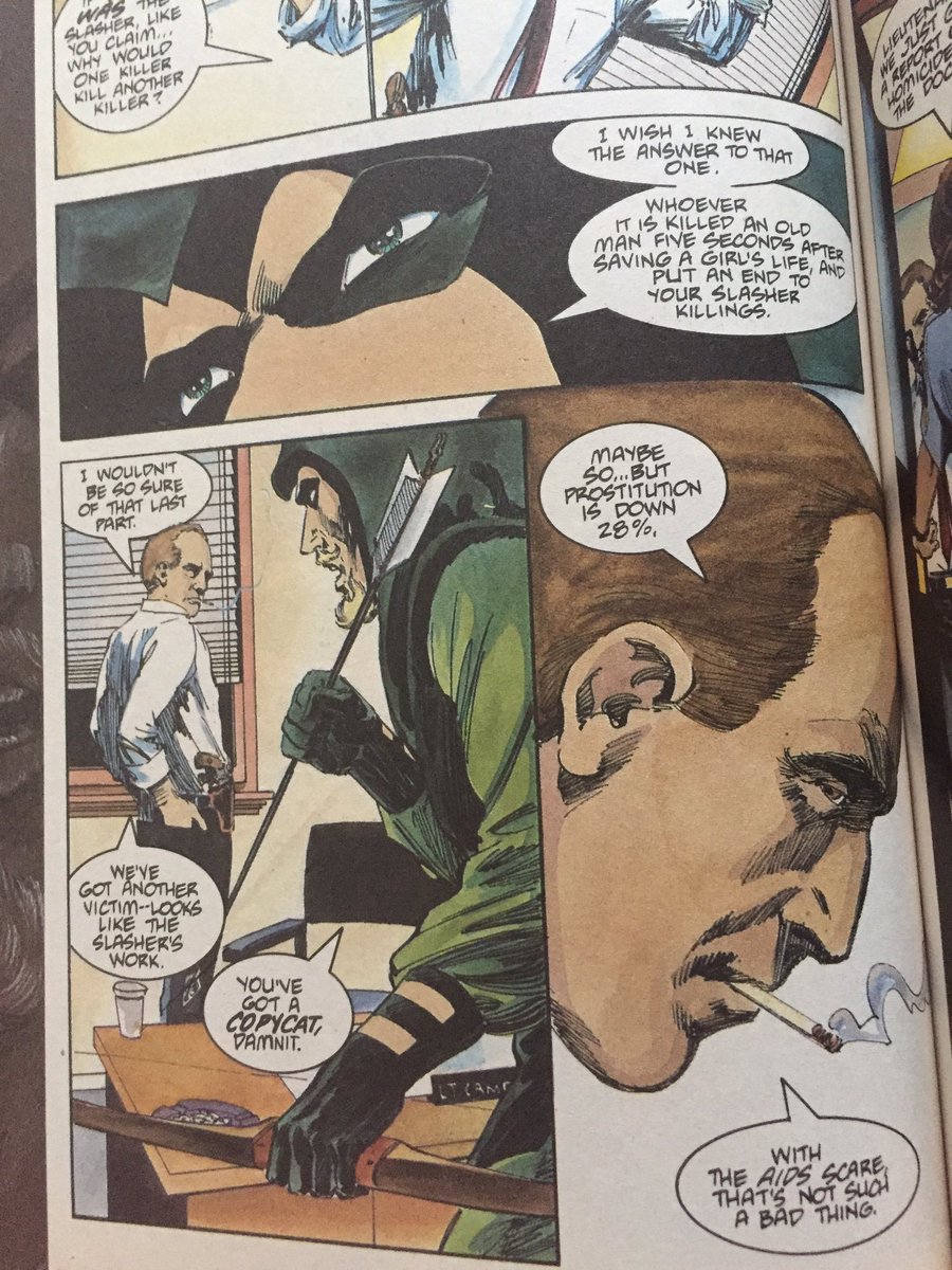 teachmecomics's tweet photo. When you read an old comic with a "relevant" historical reference #GreenArrow #TheLongbowHunters #MikeGrell https://t.co/mF24NyZjET
