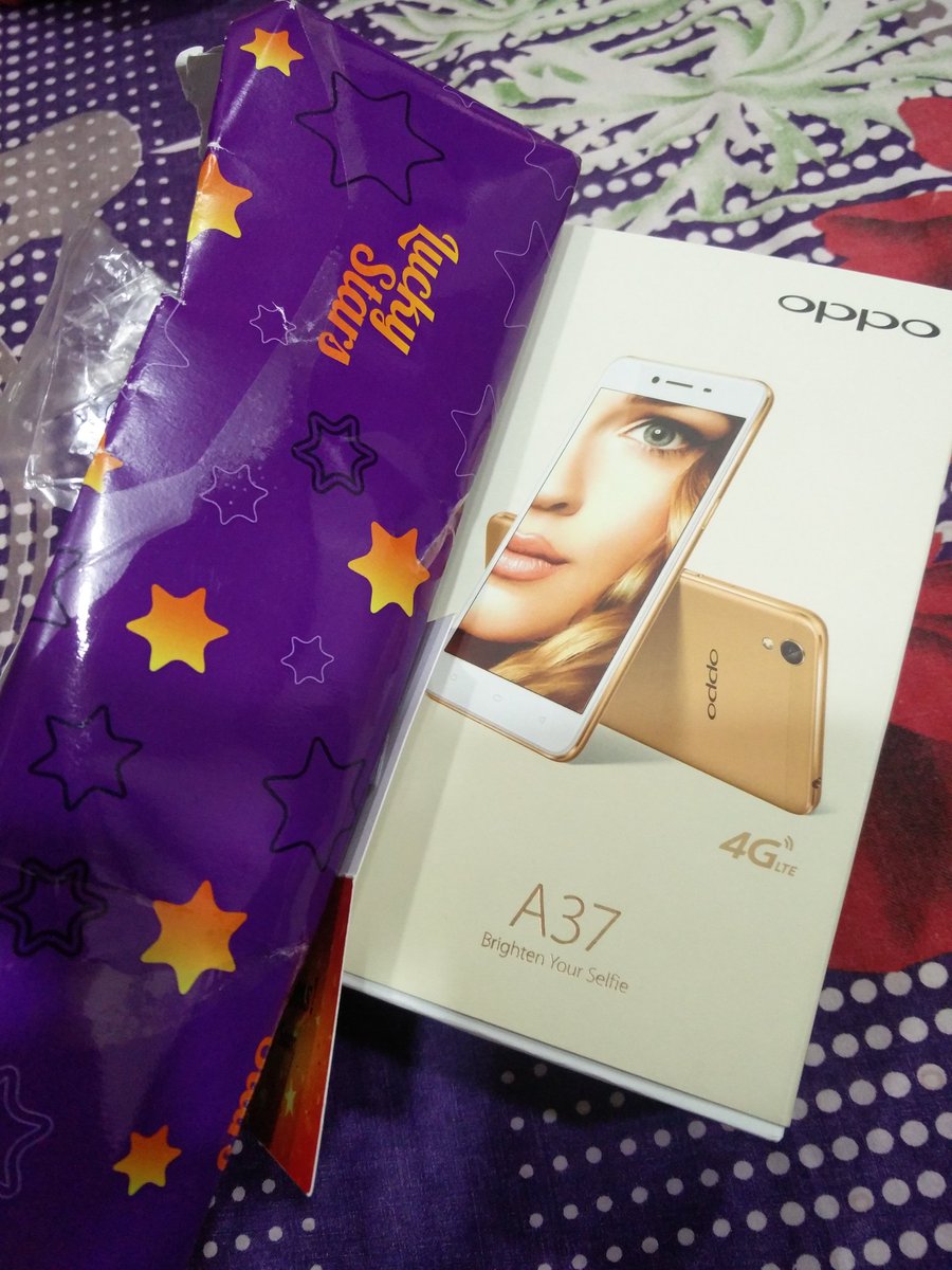 darshilmehta31's tweet photo. Won a new oppo A37 from luckystars😍.
,guys do participate and try your luck too. 
Thank you so much @luckystarsapp https://t.co/EAmQCsCPlT