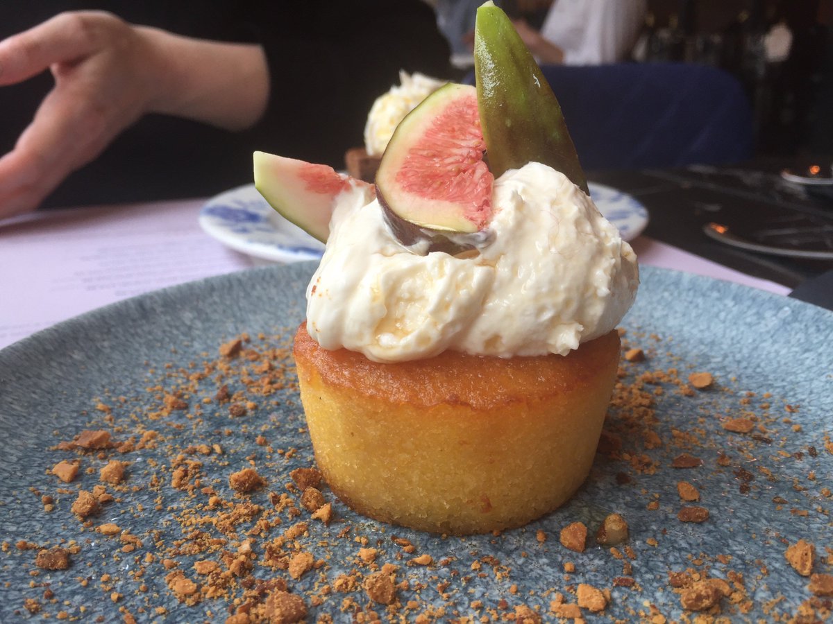 Surviving_Stu's tweet photo. Desserts @suri_restaurant are pretty amazing. Polenta cake with mascarpone and fig with burnt orange syrup 😋 https://t.co/AQO3s3uqTq