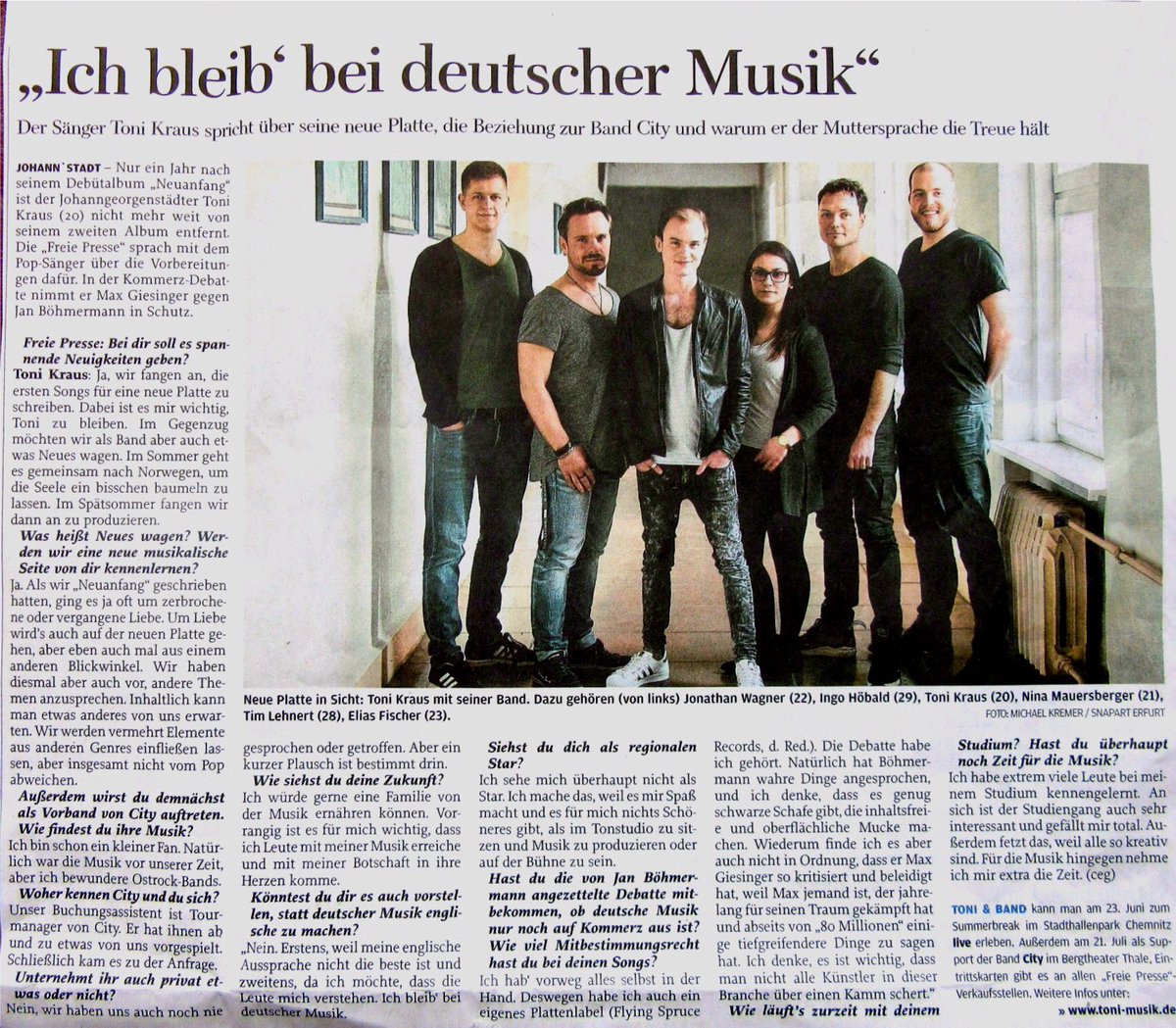 "Ich bleib' bei deutscher Musik" 

cvd.de/RQHNA?x via <a href="/freie_presse/">freiepresse.de</a>