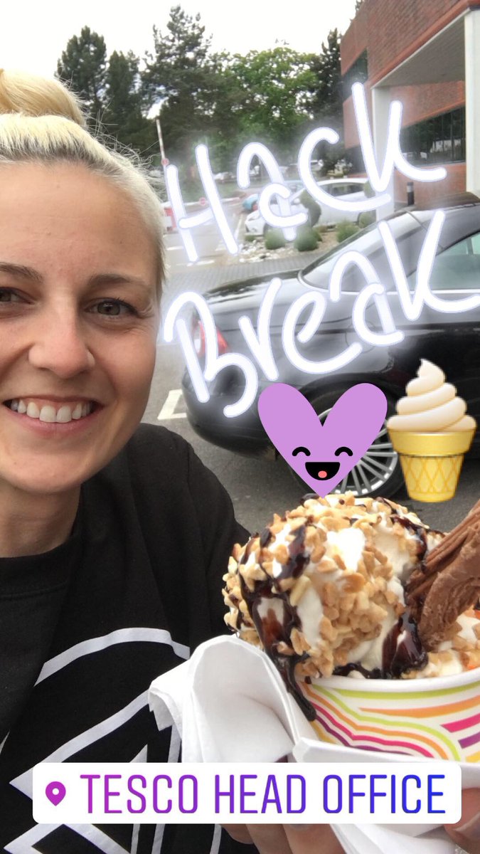 Caz_Apsey's tweet image. Hack Break! 🍦#tescohackathon #hackathon #oraclelife #tech #code #squadgoals #team #liveforthecode #tescolabs #hackbreak #break