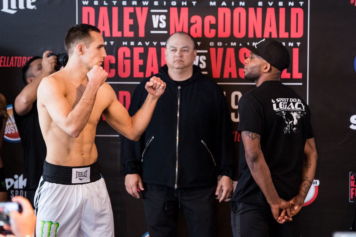ScottCoker's tweet photo. .@rory_macdonald vs #PaulDaley tomorrow night from @ssearena in London!! #Bellator179 https://t.co/2BMNMka6Nr