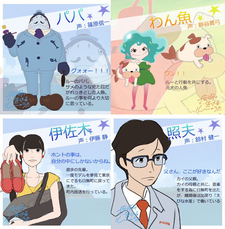 湯浅政明 もう明日からなのです 夜明け告げるルーのうた 観てください T Co Plkmnvkmbx T Co L41jim1hru Twitter