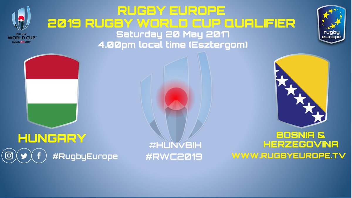 rugby_europe's tweet photo. in #RugbyEurope #RWC2019 Qualifying Round @RugbyHungary will face #BosniaHerzegovina @rugbyBiH on Saturday - https://t.co/WHmnjlwpK6 https://t.co/WCA71KnDqp
