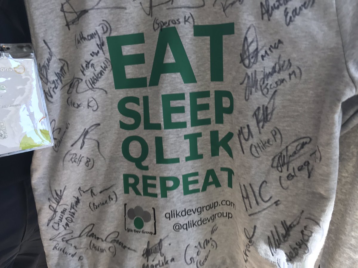 jevaissette's tweet image. #Qonnections the price from the #qlikroyalty #qlikdevgroup is for @jaimessmex congratulations