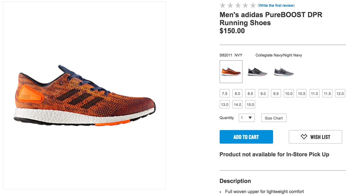 pure boost finish line