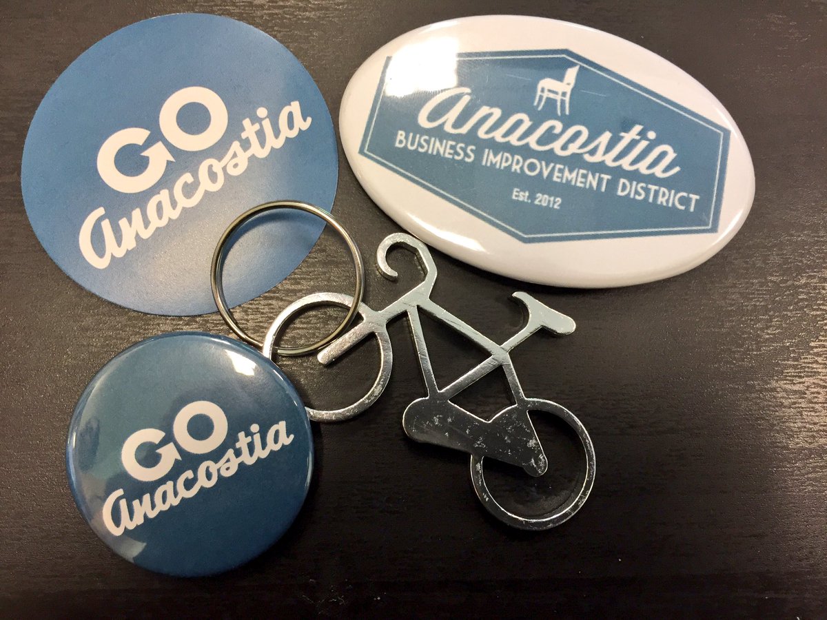 AnacostiaBID's tweet photo. Getting our swag on for #BTWD2017! Join us at the Anacostia pit-stop tomorrow 7-9am, corner of Good Hope &amp; 13 St SE! #MadeInAna. https://t.co/iwFmydUEWQ