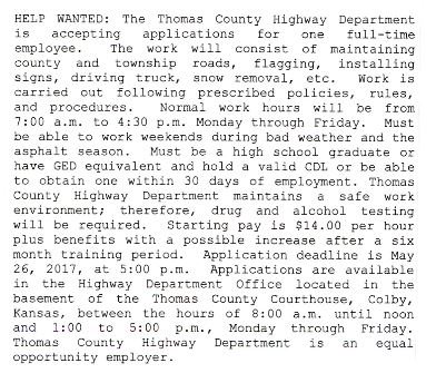 Thomas County tweet media