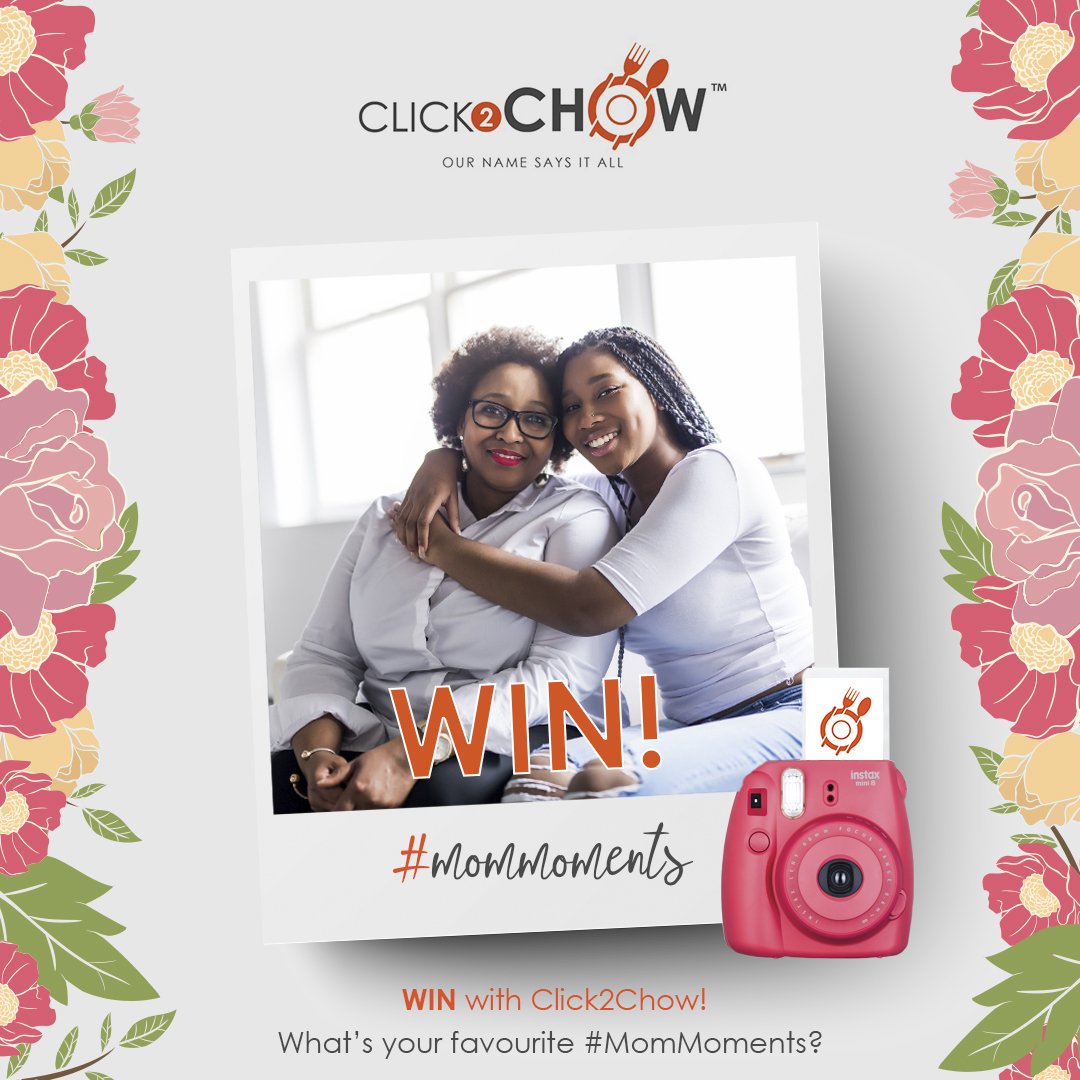 Click2Chow's tweet photo. Last chance to share your #MomMoments, to stand a chance to #WIN a Fujifilm Instax Mini 8 Camera! Winner announcement tomorrow! #Click2Chow https://t.co/iwtWEk3JyI