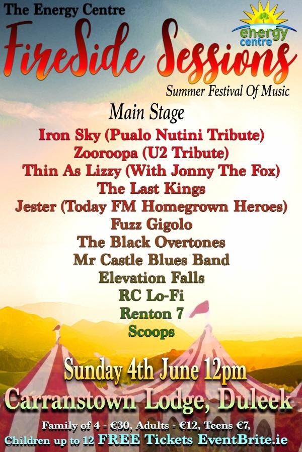 @FiresideFest1 Sunday 4th June !! #Sun #Rock #comedy #Original #irishmusic #love 🍦🍻🎸💚🍀 <a href="/BarryJMusic/">Barry Jay Hughes / Wedding Singer Éire</a> <a href="/FuzzGigolo/">Fuzz Gigolo</a> <a href="/PaulyFagan/">Pauly Fagan</a>