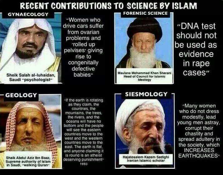 #IslamScience (Più è rigida la religione meno la scienza è efficiente) #IslamWeek