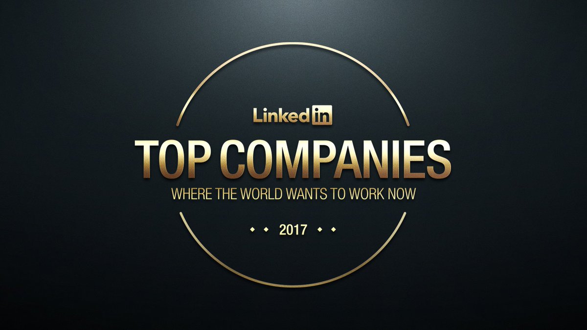 BlackRock's tweet photo. We’re proud to be recognized in the Top 25 of the 2017 @LinkedIn “Top Companies” List! https://t.co/8d7Bx94hJa #LinkedInTopCompanies https://t.co/2tak6bQhB1