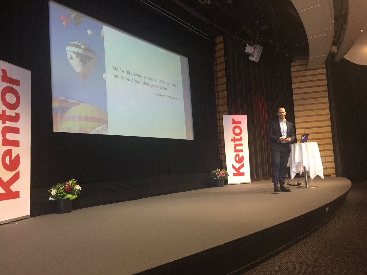 KentorIT's tweet photo. Sebastian Arnoldt från Techlaw kommer med konkreta tips kring #gdpr #kentortalks #digitalisering https://t.co/OWh8wGg2zk